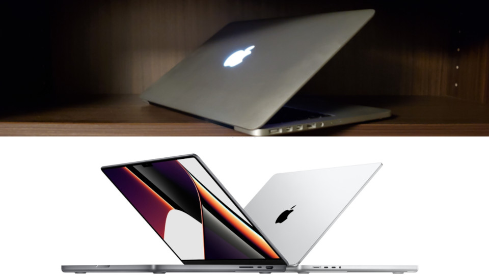 ガジェット、Mac】2013年のMacBook Proと2021年のMacBook Proを比べて 